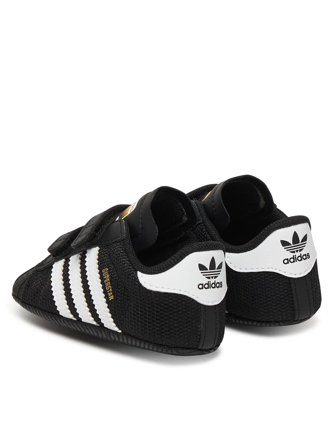 Кроссовки для мальчика Superstar Crib Adidas, черный — фото 3