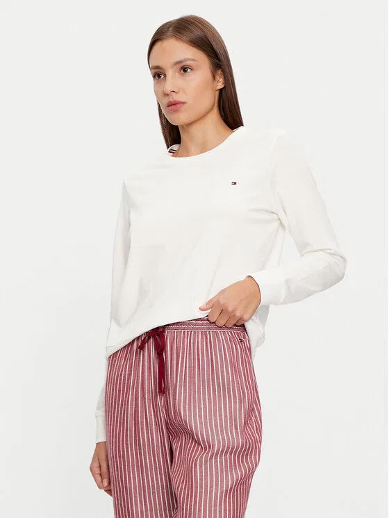 Пижама regular fit Tommy Hilfiger, темно-красный — фото 3