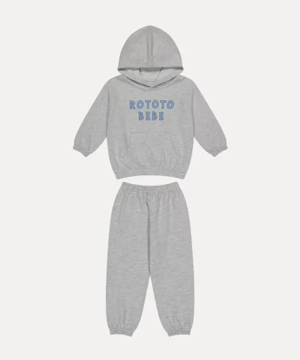 Костюм с символом соли, Salt Symbol Set Up Rototobebe, белый меланж — фото 3