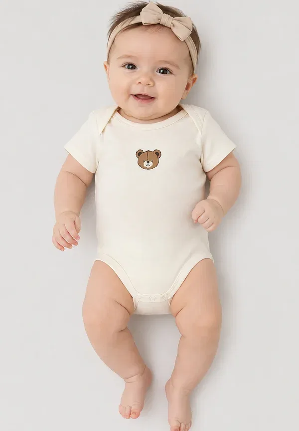 Боди с коротким рукавом, хлопок, Kurzarmbody druckknopfverschluss 6er-set bequeme passform, Name It, grau-weiß, белый