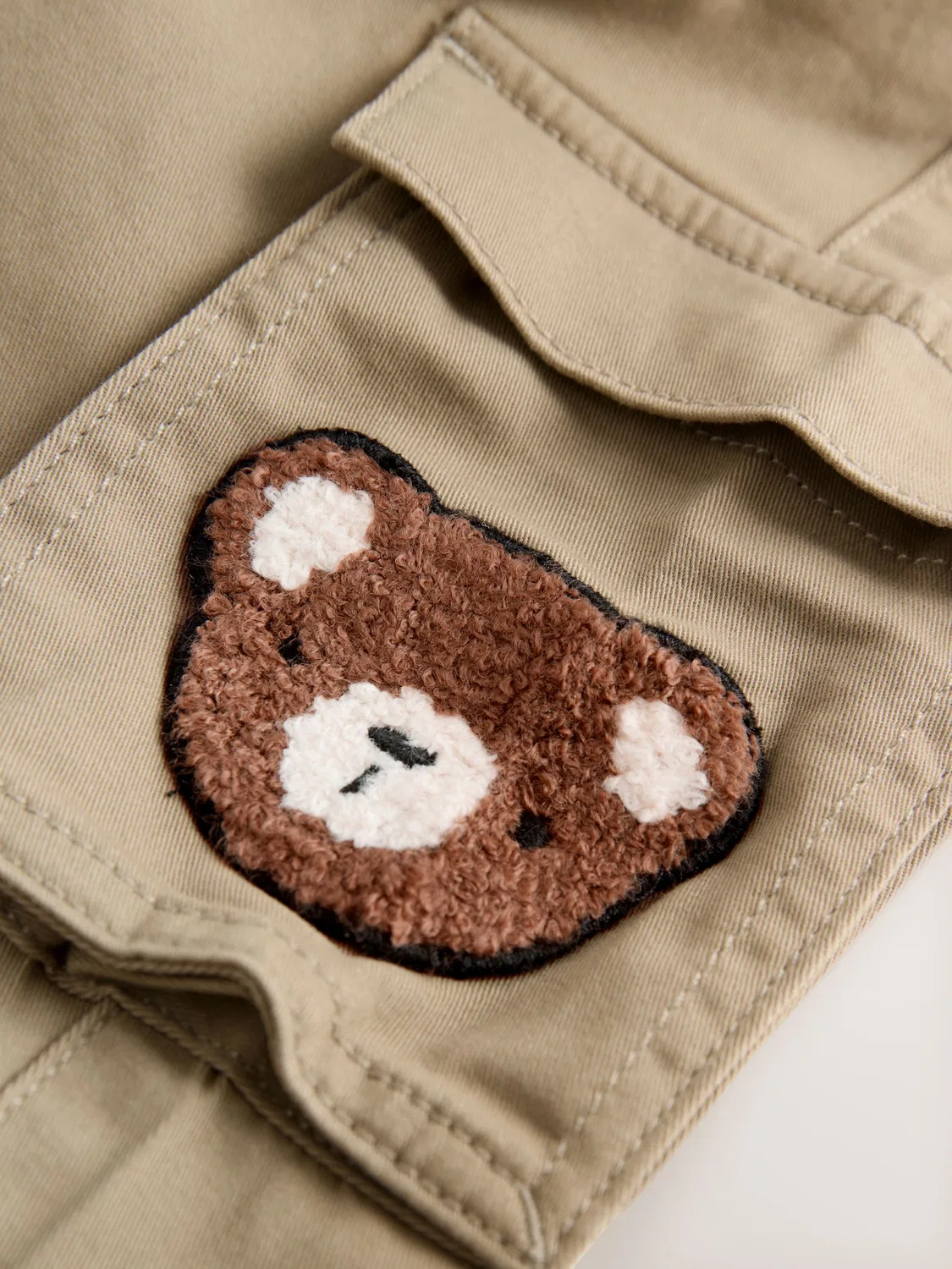 Карго-брюки Regular Fit, Tan Brown Bear Next, бежевый — фото 4
