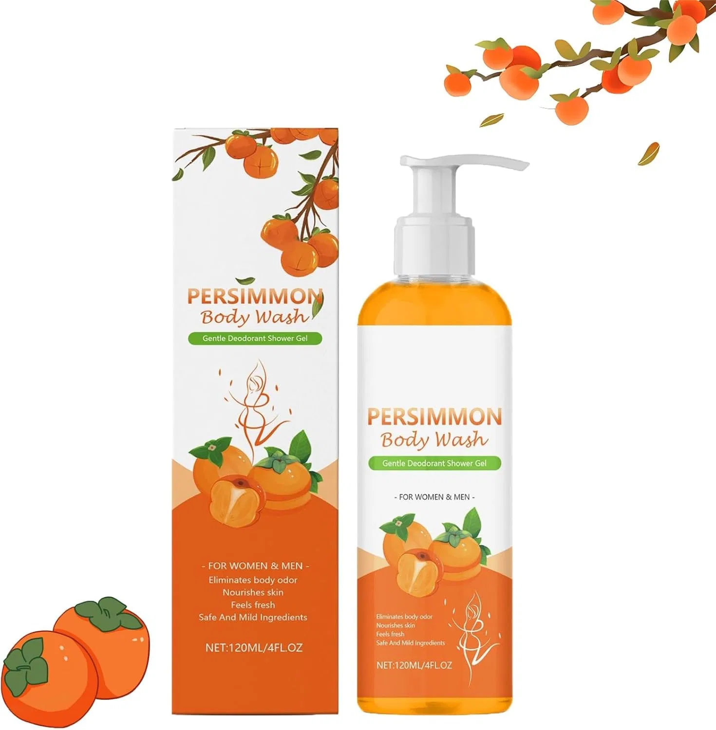 Гель для душа Persimmon Body Wash, 120 мл, Апельсиновый Generisch