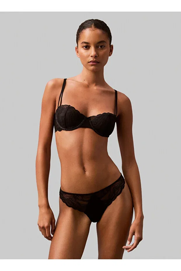 Женский бюстгальтер на косточках Calvin Klein, Black — фото 2