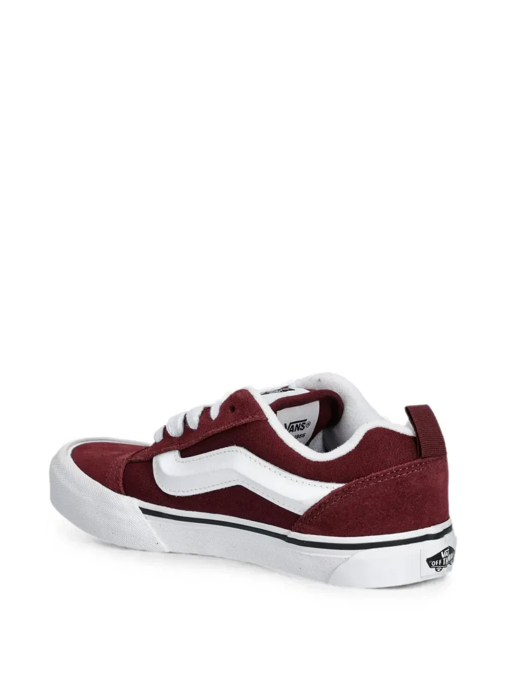 Кроссовки с логотипом и вставками Vans Kids, красный — фото 3