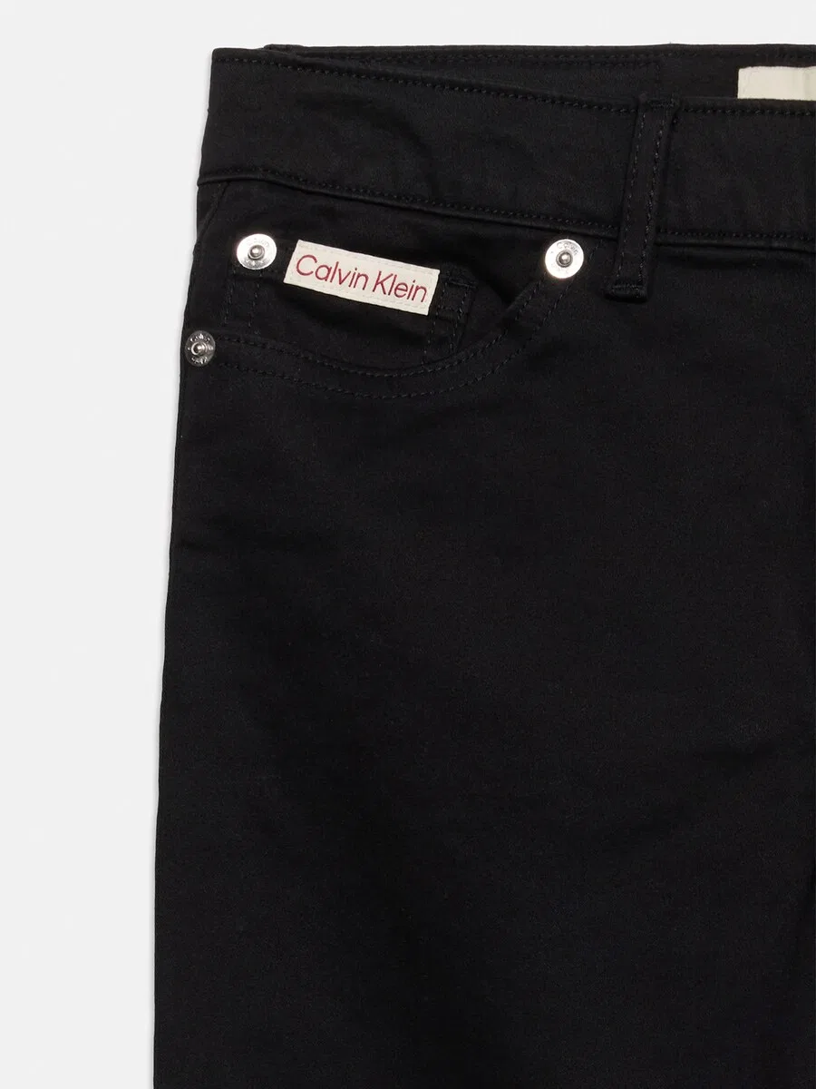 Джинсы-клеш Calvin Klein Jeans, черные — фото 3