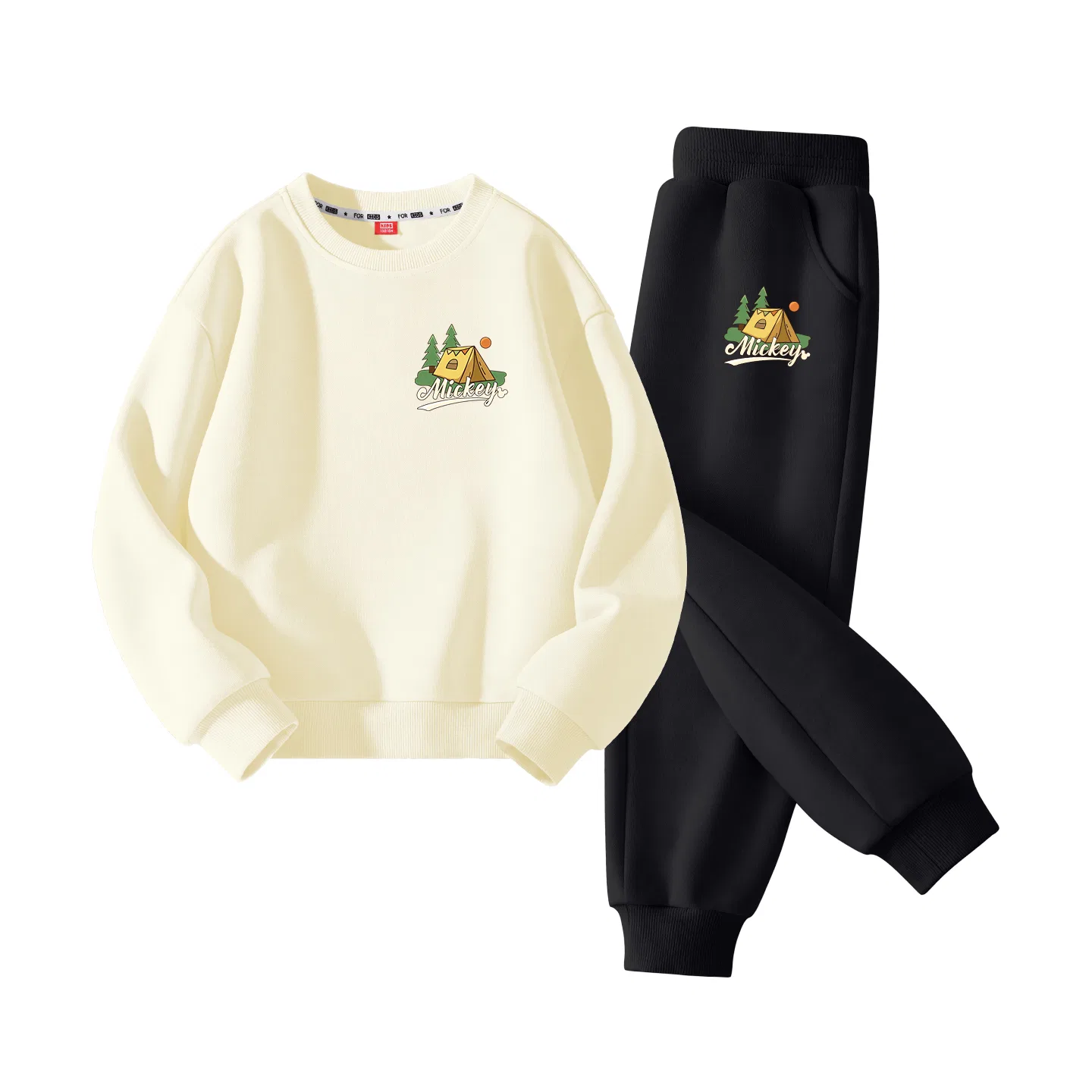 Детский спортивный костюм с принтом Disney Biscuit Yellow+Black