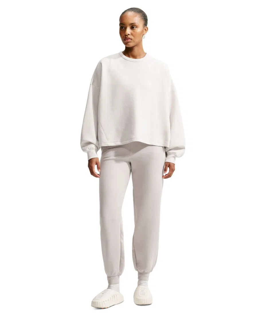 Женские джоггеры с высокой посадкой Dri-FIT ImpossiblySoft 24.7 Nike, Cream II College Grey