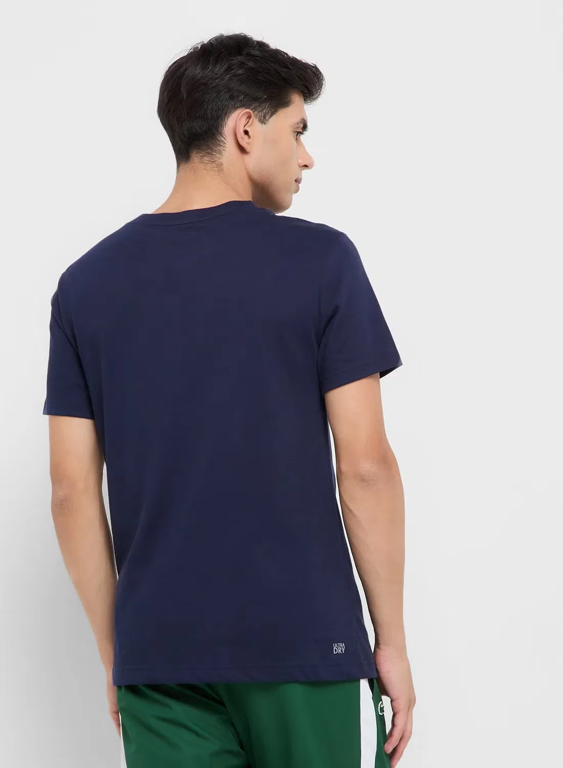 Футболка с высоким воротом Ultra-Dry Lacoste, темно-синий — фото 2