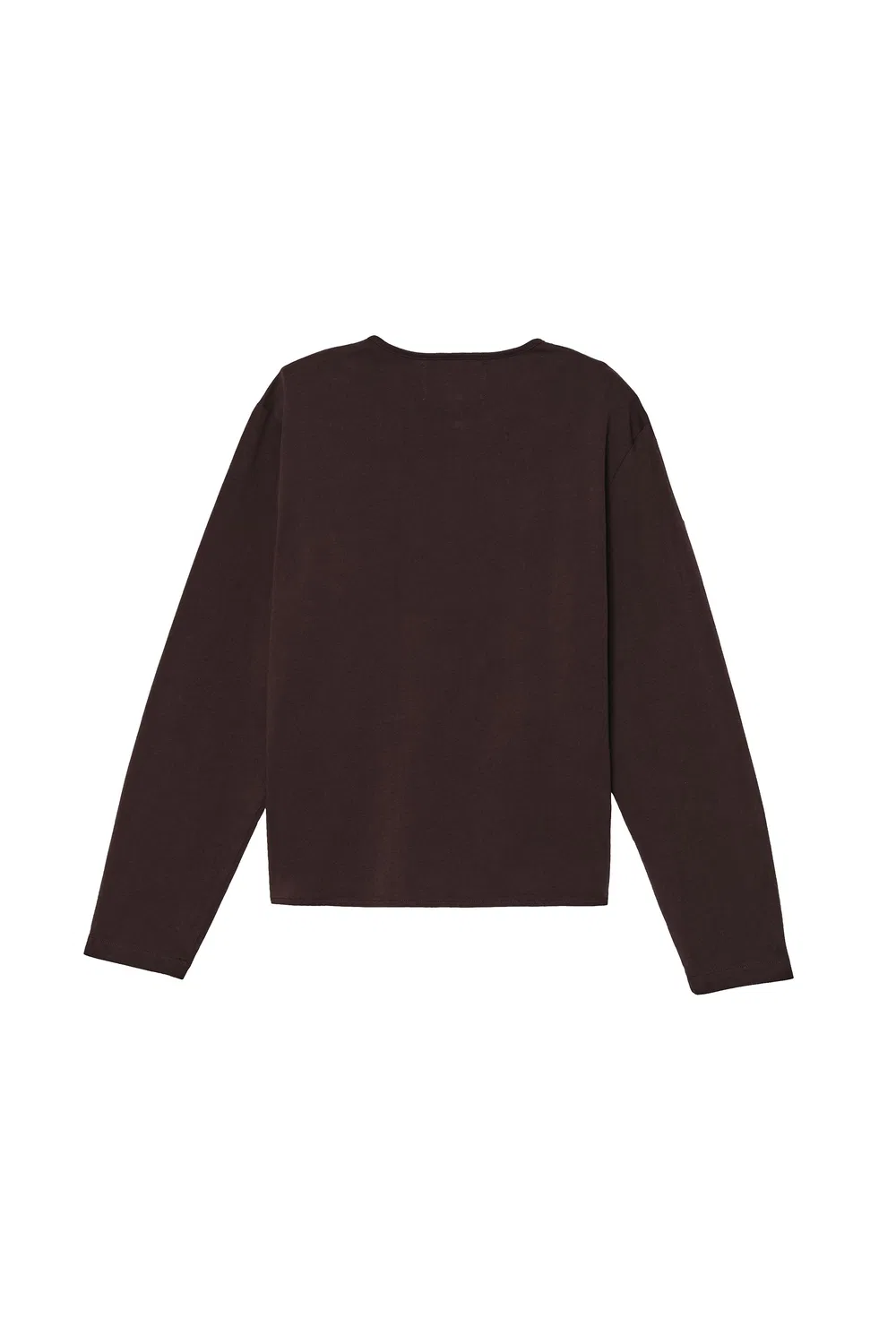 Футболка Henley стандартного кроя ZARA, Brown — фото 4