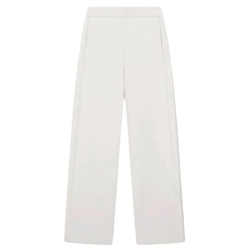 Брюки повседневные на резинке, EMPORIO ARMANI, White