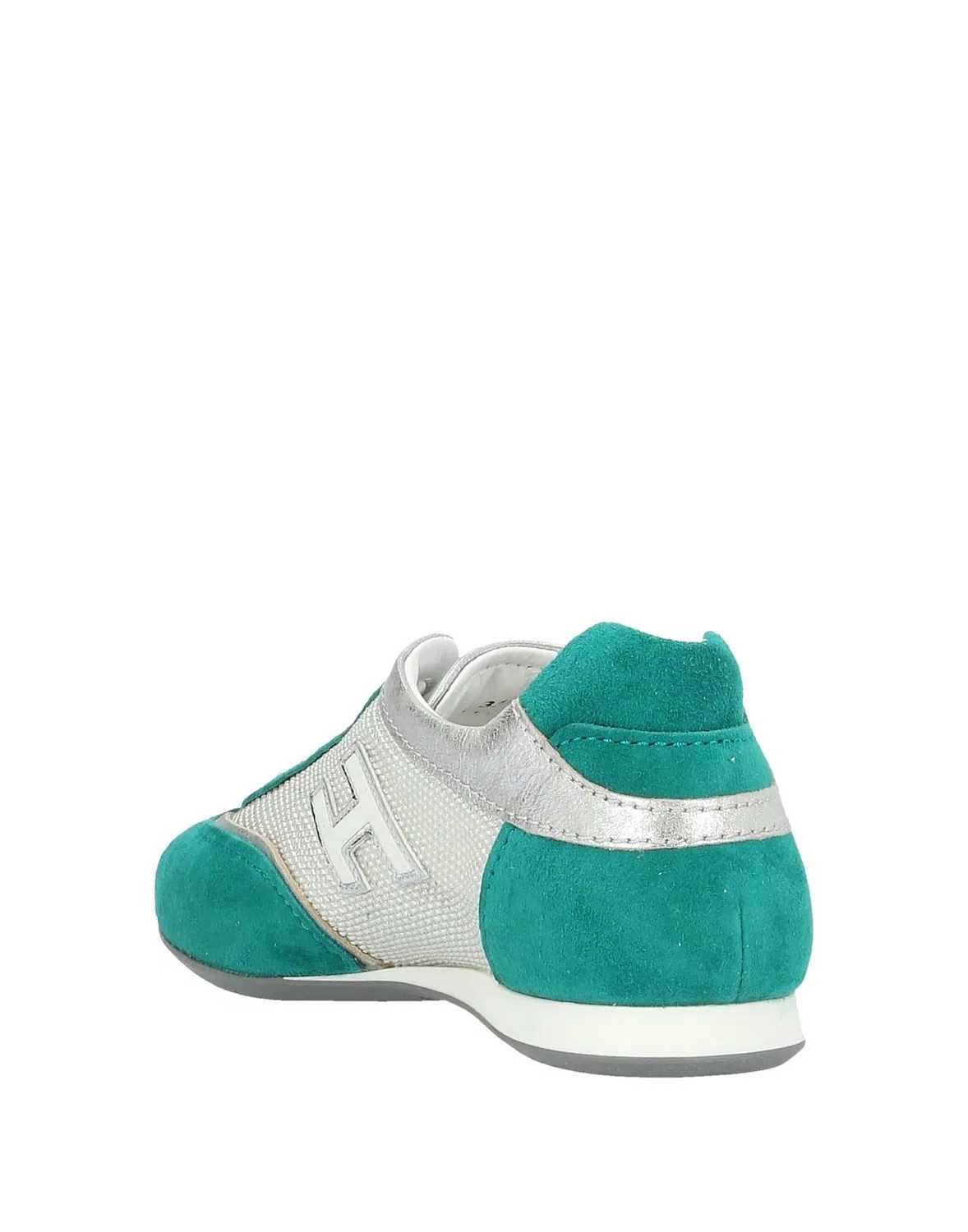 Детские кроссовки для девочек из техноткани Hogan, Emerald Green — фото 3