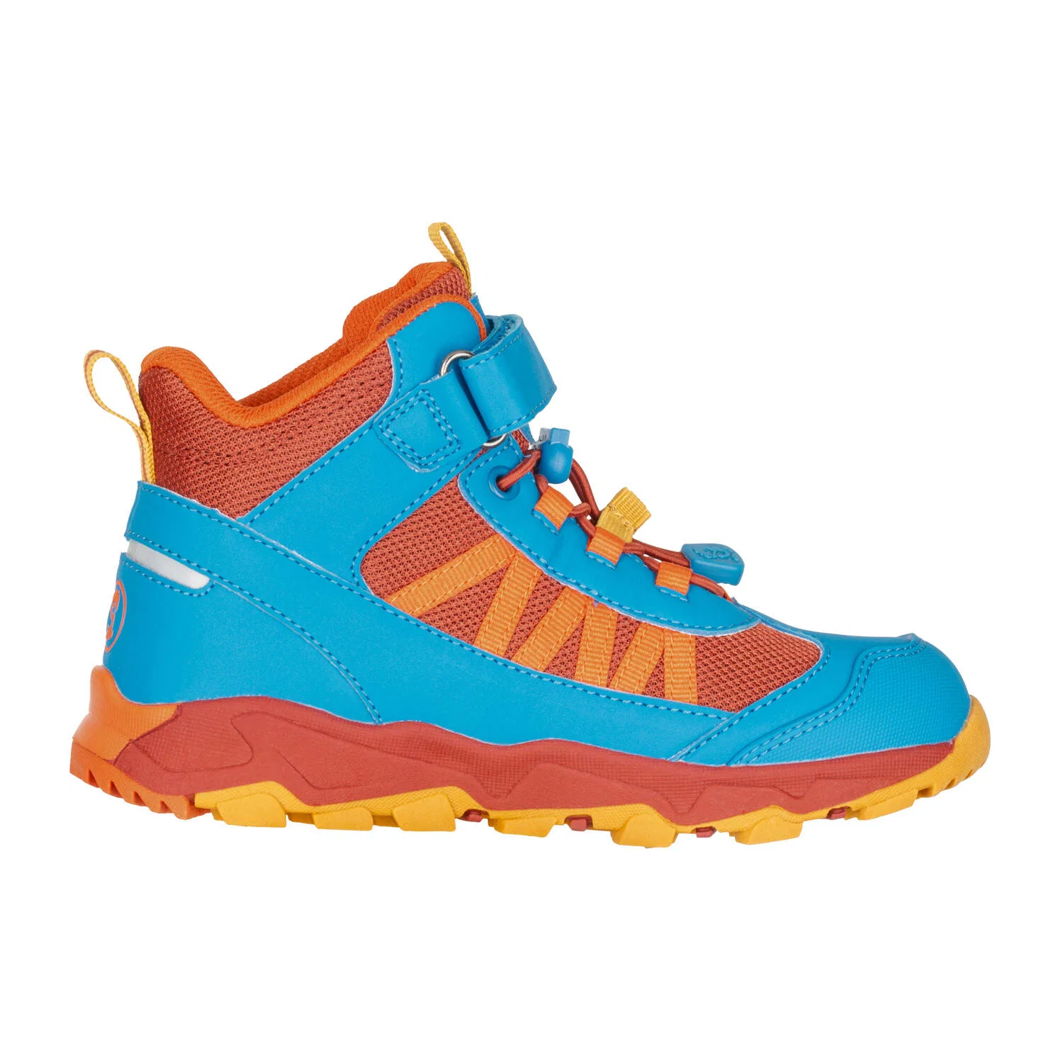 Детские треккинговые ботинки Tronfjell Hiker Mid Trollkids, Konigsrot Mitternachtsindigo — фото 2