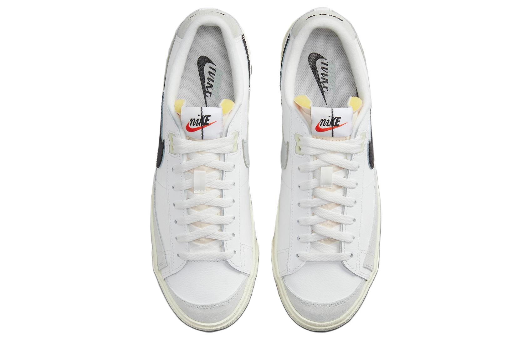 Кроссовки Nike Blazer Low '77, белый/черный — фото 4
