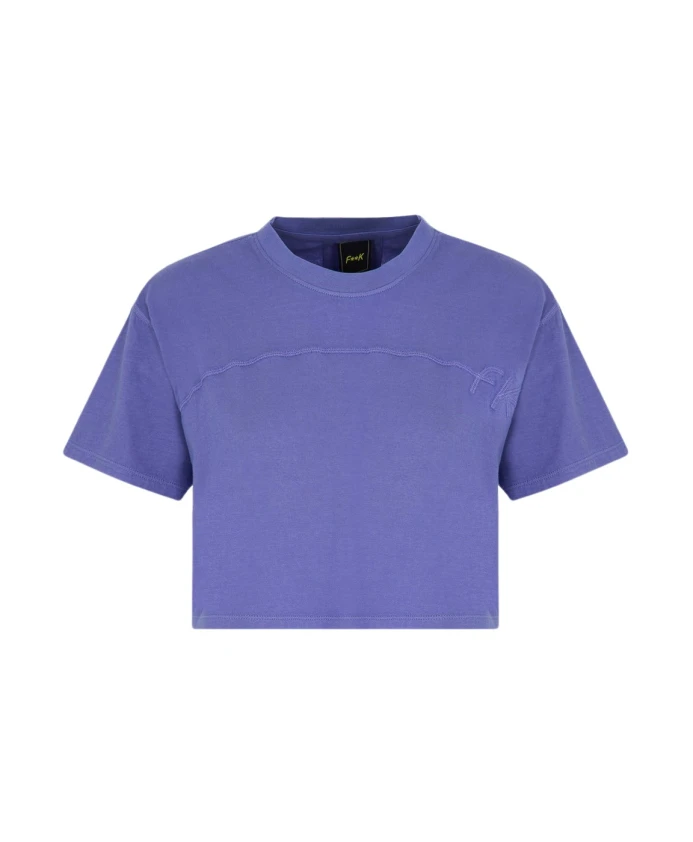 

Укороченная футболка F**K, фиолетовый