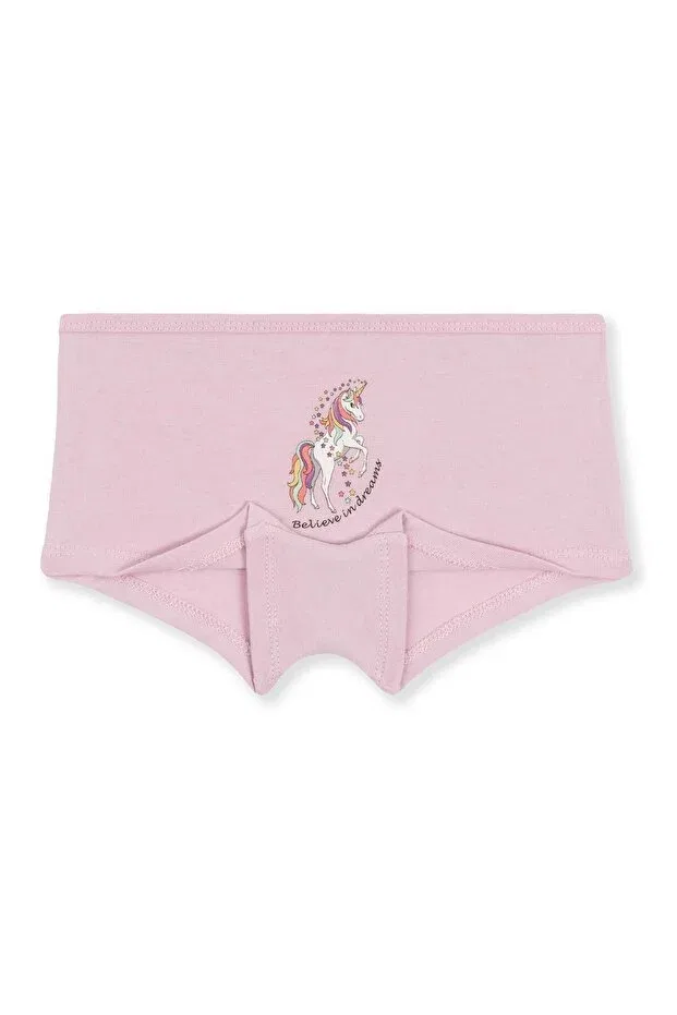 Детские боксеры для девочек хлопковые с принтом 3 Pack Baykar, Colored — фото 2