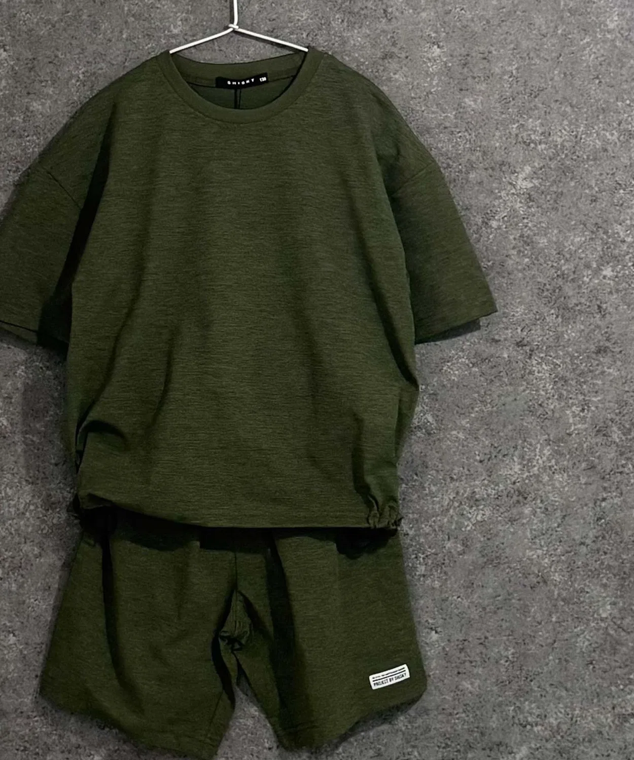 Детский комплект из жакета и брюк без принта SHISKY, Khaki