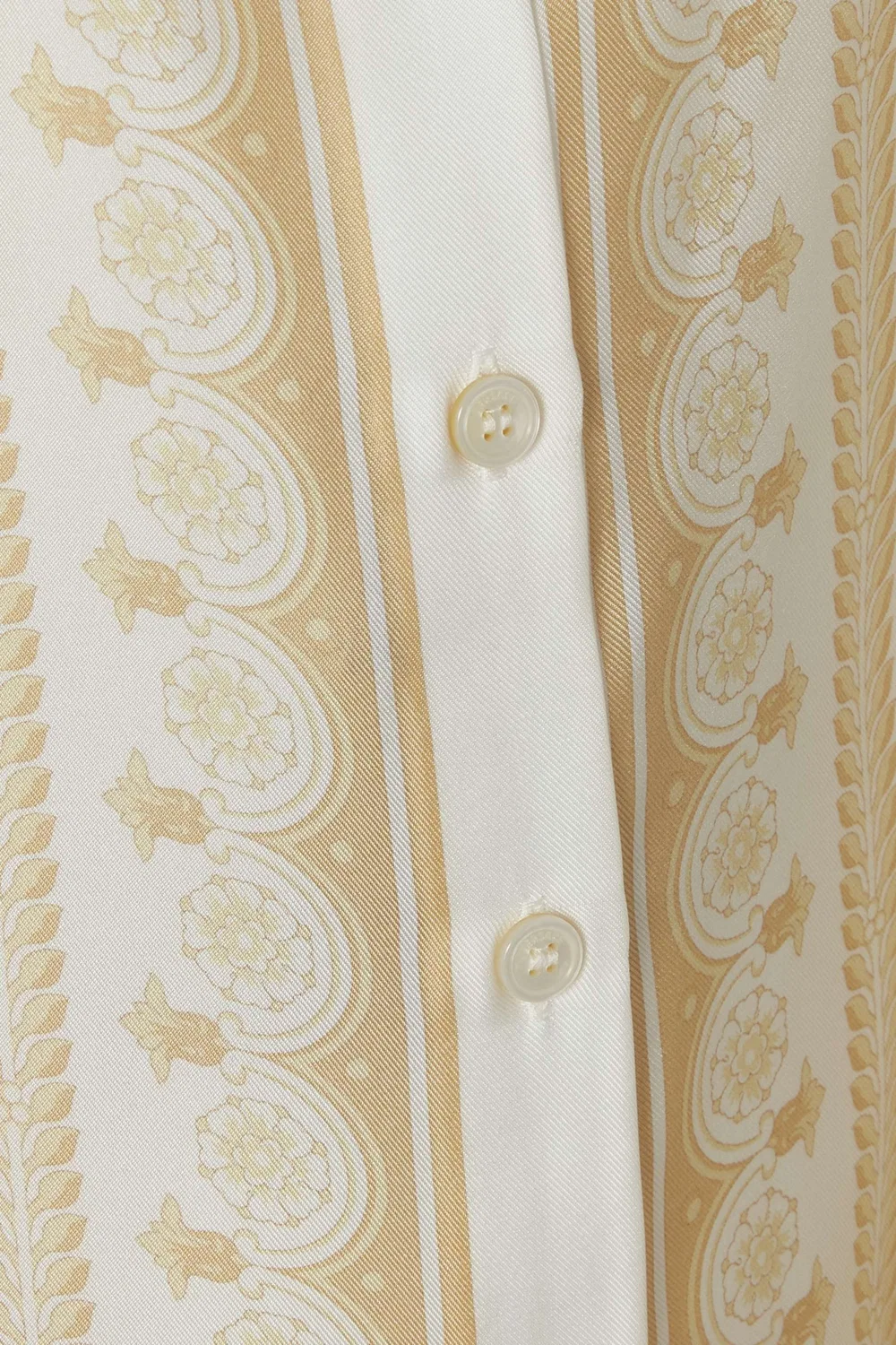 Платье-рубашка из шелкового твила Barocco Versace — фото 3