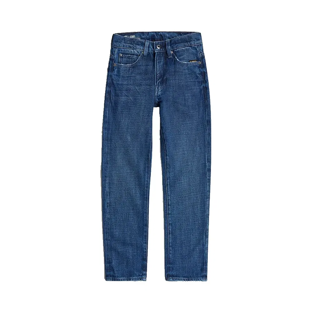 Джинсы Straight Tapered Fit 3301 G-Star, синий — фото 3