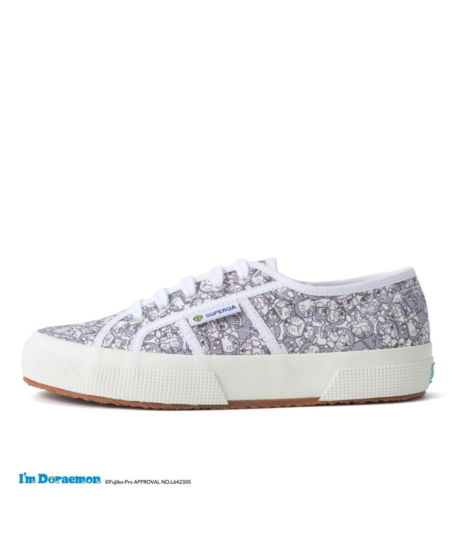 Кроссовки SUPERGA 2750 DORAEMON PRINT с коллекционной упаковкой белые — фото 2