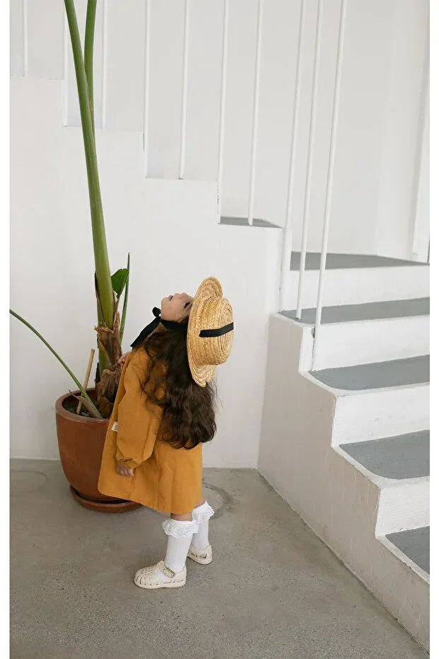 Детское платье для девочек с длинным рукавом Blanie Kids, Hardal — фото 4