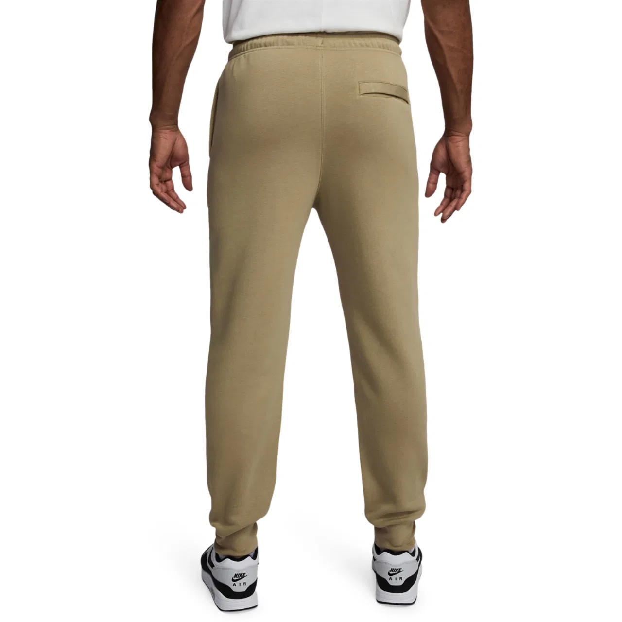 Мужские брюки Club Joggers Nike, цвет Parachute Beige/White — фото 2