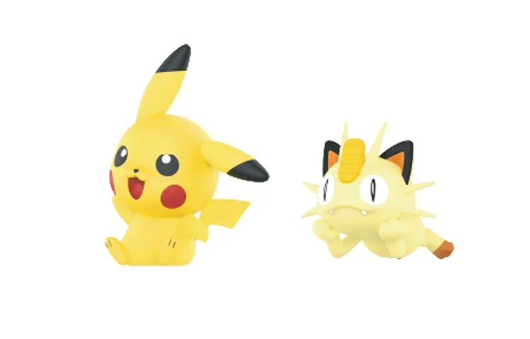 

Набор из 2 фигурок Pop Mart Pokemon Sit Back&Relax Pikachu & Meowth, желтый