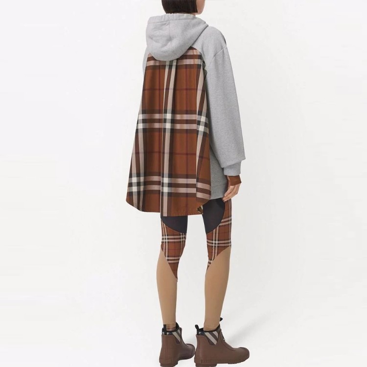 Худи Burberry, с подкладкой, серый — фото 3