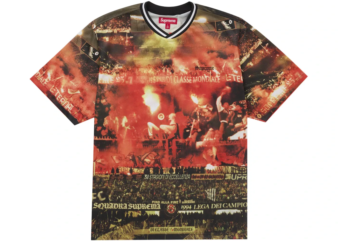 Мужская футболка с принтом Soccer Jersey Supreme, Multicolor