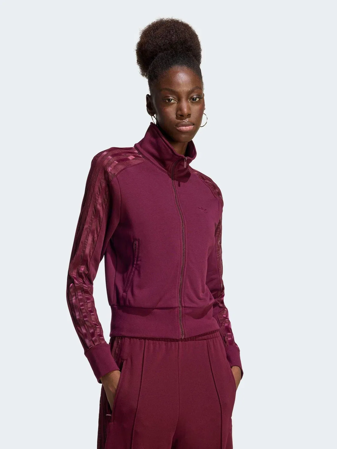 Толстовка Firebird Lace, adidas Originals, красный