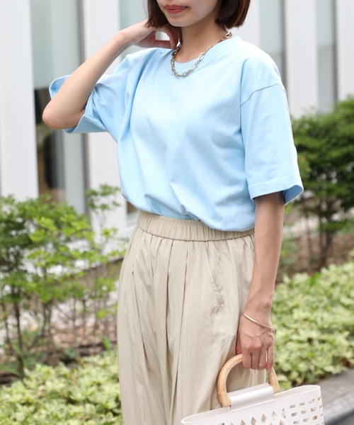 

Футболка из сверхплотной ткани, с коротким рукавом, однотонная Printstar, светло-голубой