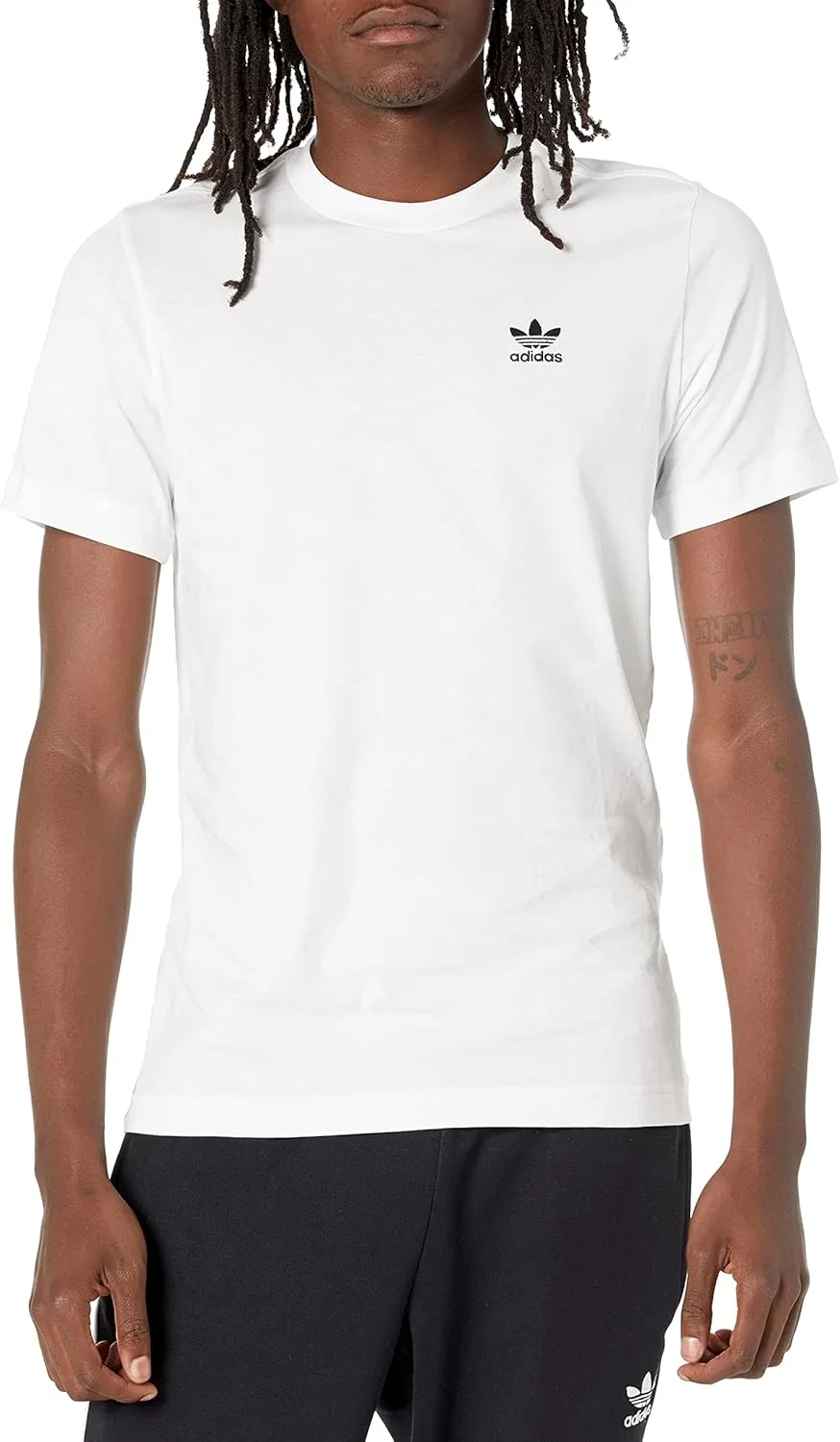 Мужская футболка с логотипом Trefoil adidas Originals, White — фото 2