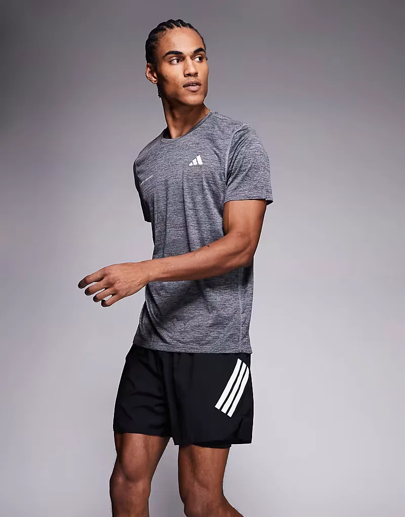 Беговые шорты Adidas Running 365 2 в 1, черный