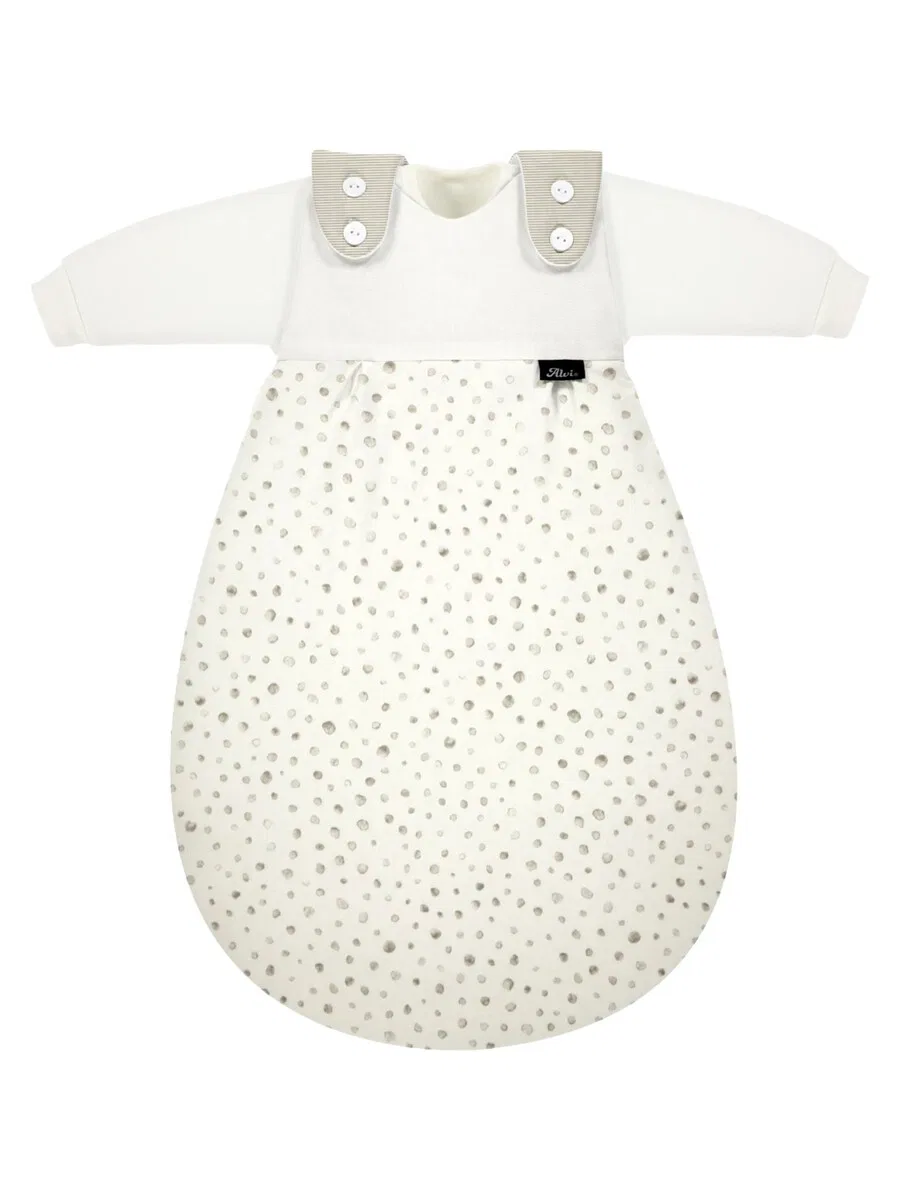 Спальный мешок ALVI 'Schlafsack Baby-Maxchen 3-teilig Baumwolle' бежевого цвета