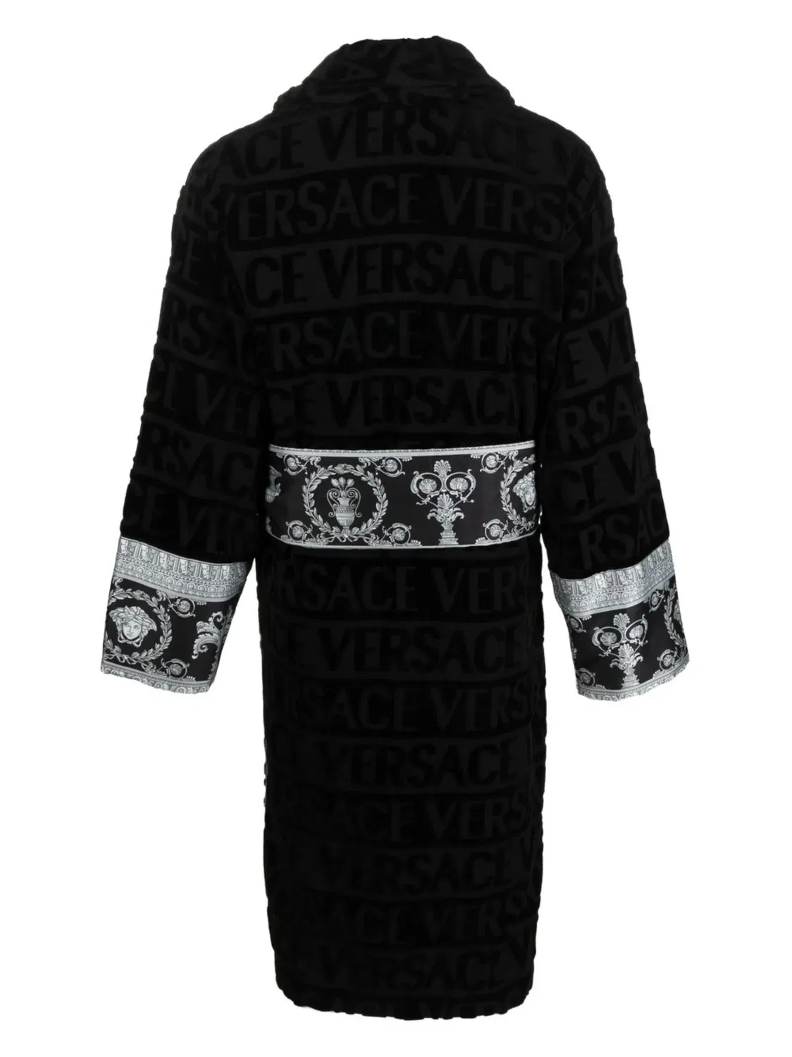 Versace Халат I Love Baroque Черный — фото 3
