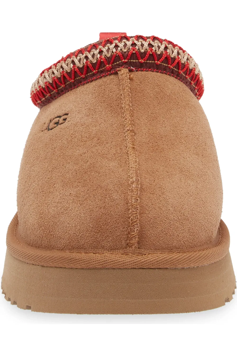 Детские тапочки слипоны на платформе Tazz UGG, Chestnut — фото 4