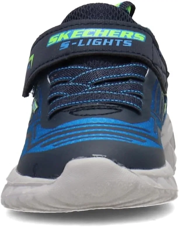 Детские кроссовки для мальчиков со светящейся подошвой Skechers, Navy/Blue — фото 4