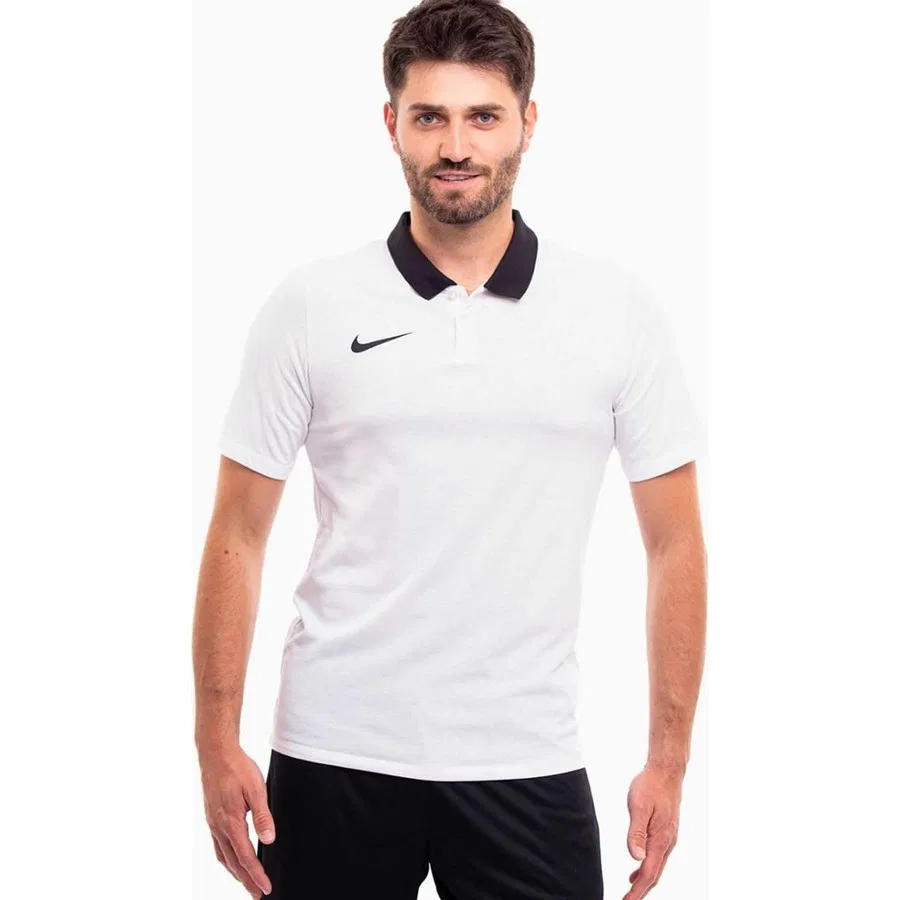 Мужская футболка-поло с коротким рукавом Nike CW6933-100, Белый