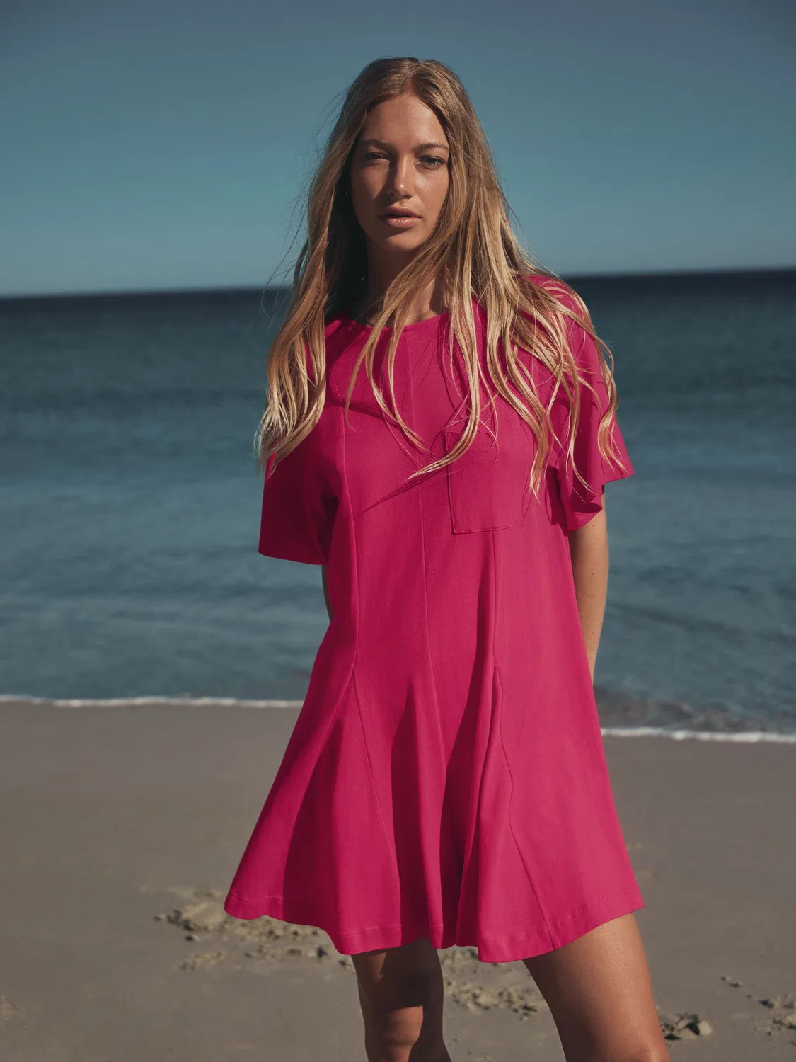 Комбинезон джерси короткий рукав, Pink Next
