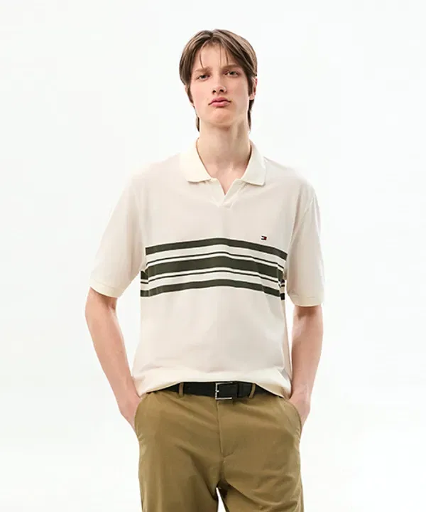 Поло с открытым воротом, Tommy Hilfiger