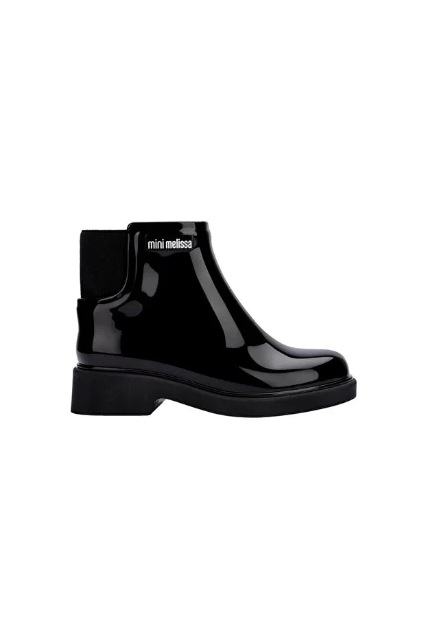 Детские ботильоны для девочек без застежки Chelsea Mini Melissa, Black — фото 2
