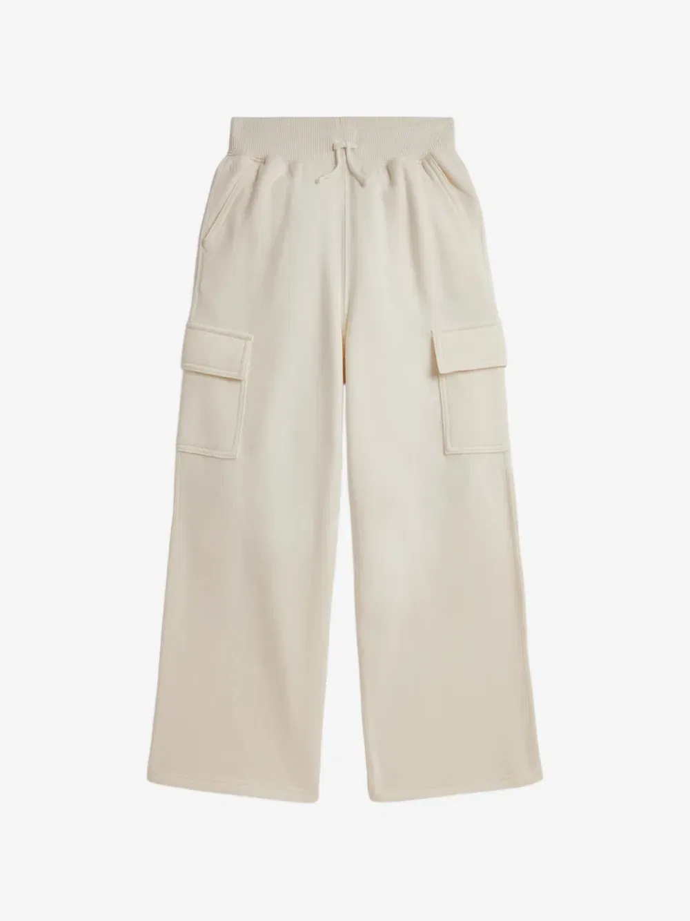 Широкие брюки карго и толстовка POLO RALPH LAUREN KIDS, белый