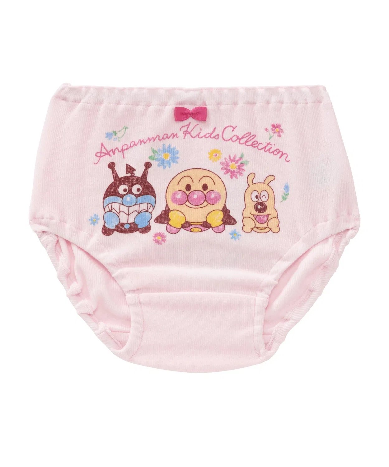 Детские трусы для девочек с цветочным принтом, комплект из 2 штук ANPANMAN KIDS COLLECTION, Pink — фото 2