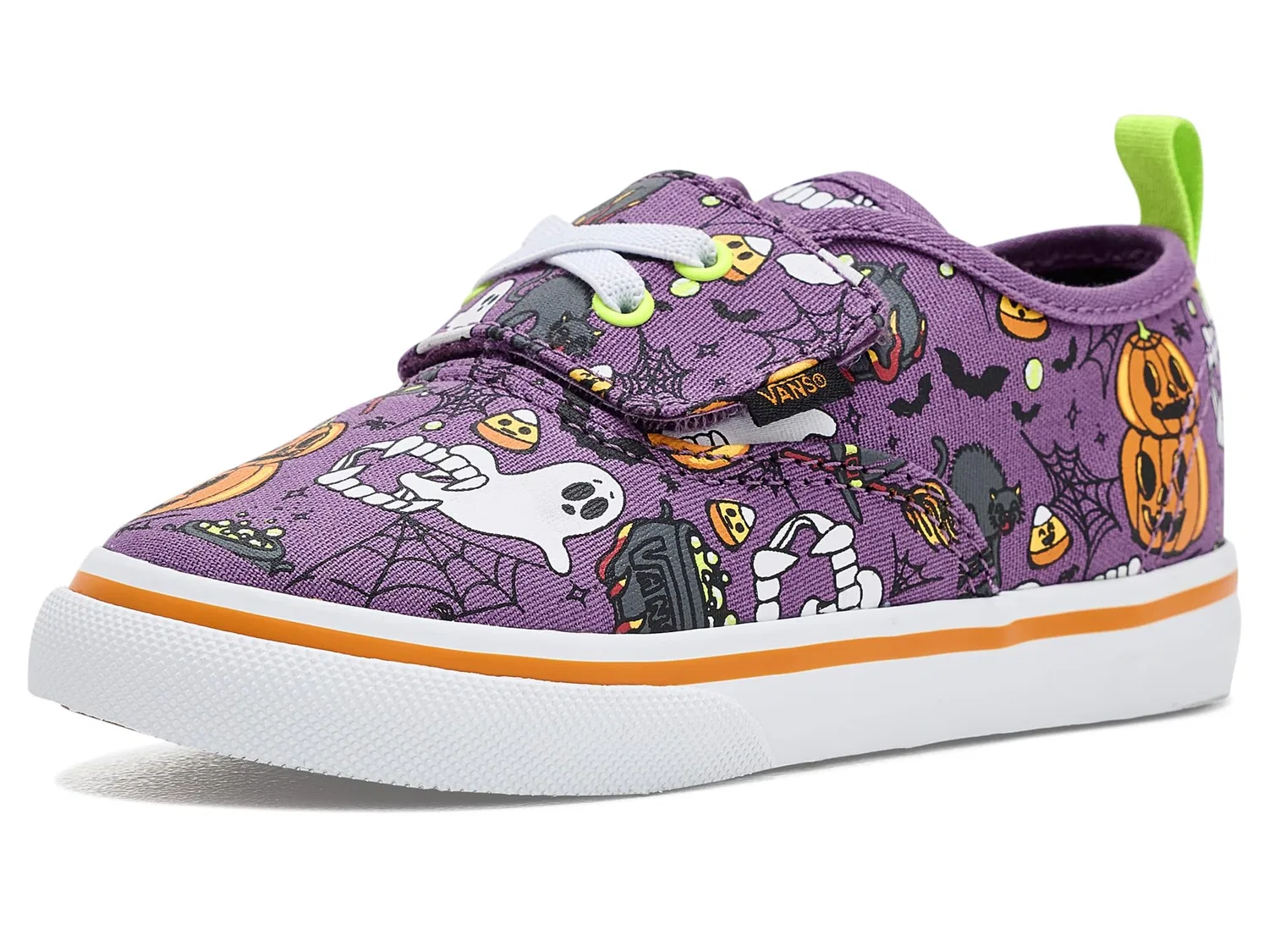 Кроссовки Authentic Elastic V (для малышей) Vans Kids, Halloween Multi
