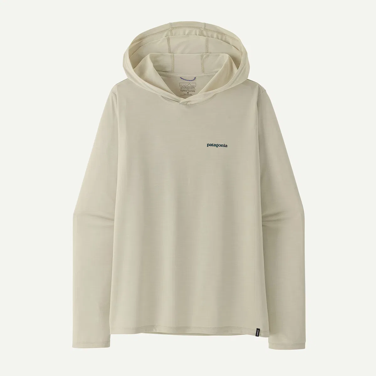 Женский свитшот с длинным рукавом Capilene Cool Boardshort Logo Daily Hoodie Patagonia, Dyno White — фото 3