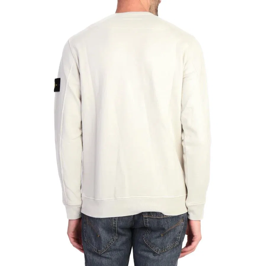 Свитшот с патчем, городской функционал, Logo Patch Crewneck, Stone Island, Solid Color — фото 3