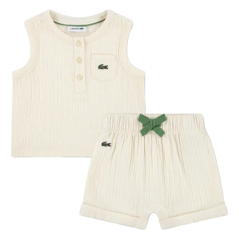 Брюки Lacoste Kids, бежевый