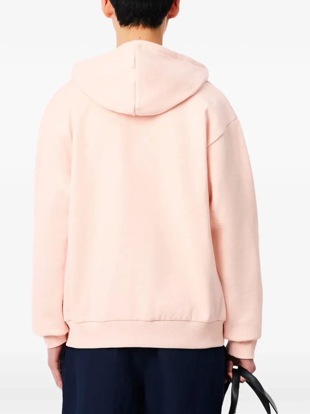 Толстовка на молнии с нашивкой-логотипом Lacoste, розовый — фото 2
