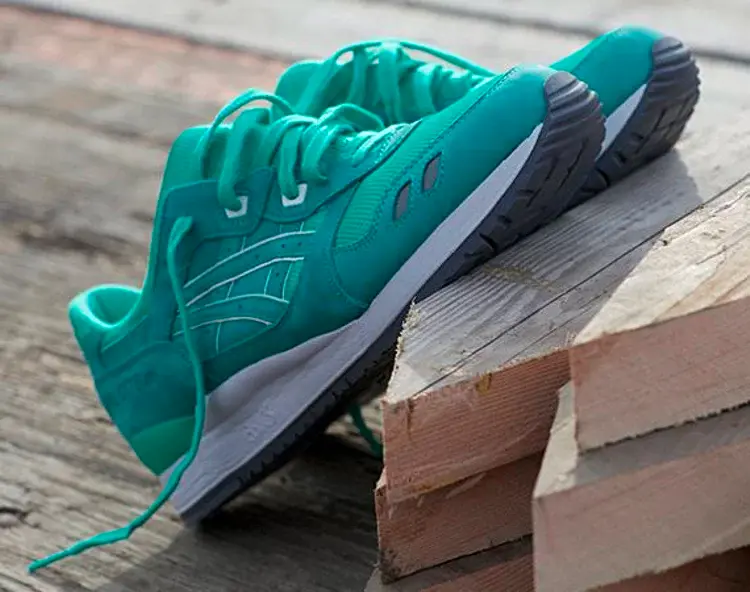 Кроссовки ronnie fieg x gel lyte 3 'mint leaf' Asics, зеленый — фото 4