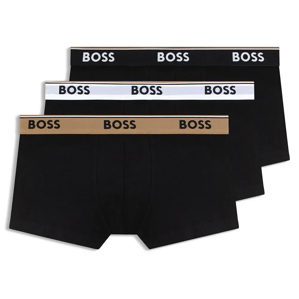 Мужские боксеры с принтом Power Trunk BOSS, Black