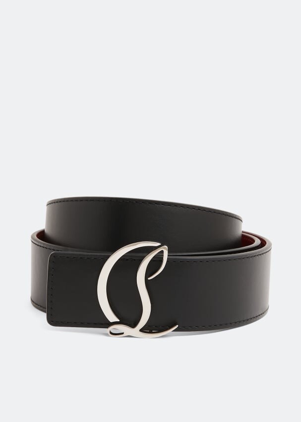 

Ремень CHRISTIAN LOUBOUTIN CL Logo belt, черный